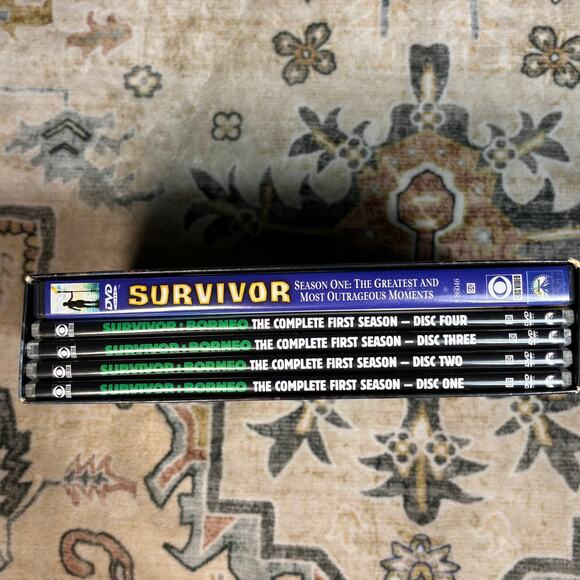 Survivor Borneo The Complete First Season Set of DVD Videos - Tested Working - Picture 2 of 15